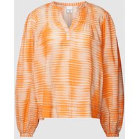 tonno & panna Blusenshirt im Batik-Look Modell 'Majviton' in Orange, Größe 36 von tonno & panna