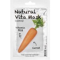too cool for school - Natural Vita Mask - 5 Types Calming (Carrot) von too cool for school