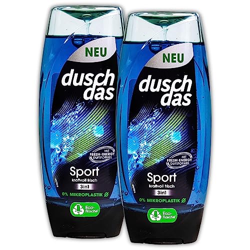 2 er Pack duschdas Duschgel Men Sport 3in1 2 x 225 ml Shower Gel von topDeal
