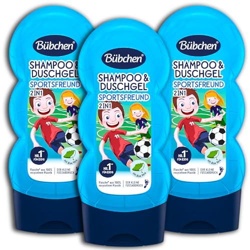 3 er Pack Bübchen Kinder Shampoo & Duschgel 2in1 Sportsfreund 3 x 230ml von topDeal