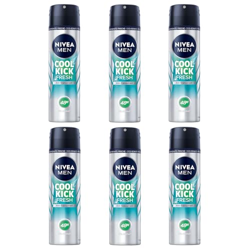 6 er Pack NIVEA MEN Anti-Transpirant Spray Cool Kick Fresh 6 x 150 ml von topDeal