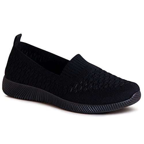 topschuhe24 2400 Damen Light Slipper Halbschuhe, Farbe:Schwarz, Größe:40 EU von topschuhe24