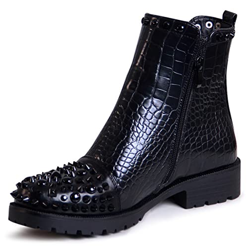 topschuhe24 2533 Damen Plateau Stiefeletten Chelsea Boots, Farbe:Schwarz, Größe:39 EU von topschuhe24
