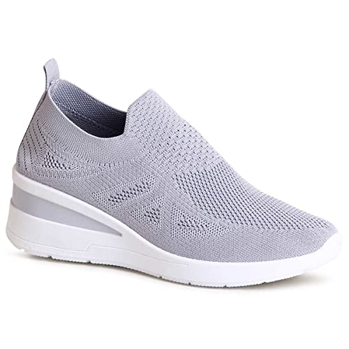topschuhe24 2705 Damen Keil Sneaker Light Slipper, Farbe:Grau, Größe:40 EU topschuhe24 2705 Damen Keil Sneaker Light Slipper, Farbe:Grau, Größe:40 EU von topschuhe24