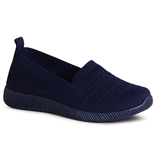 topschuhe24 2758 Damen Halbschuhe Light Slipper, Farbe:Blau, Größe:37 EU von topschuhe24