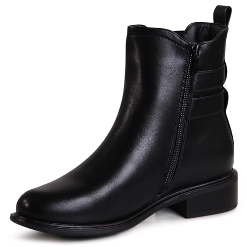 topschuhe24 2875 Damen Stiefeletten Chelsea Boots, Farbe:Schwarz, Größe:38 EU von topschuhe24