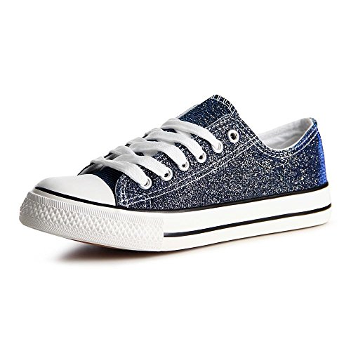 topschuhe24 789 Damen Sneaker Turnschuhe, Größe:38 EU, Farbe:Blau von topschuhe24