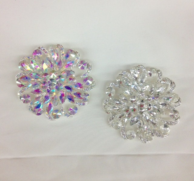 strass Brosche Pin - Lieferung Diy Flatback Verschönerung Knopf Hochzeit Hochzeitsschmuck von toptrimming