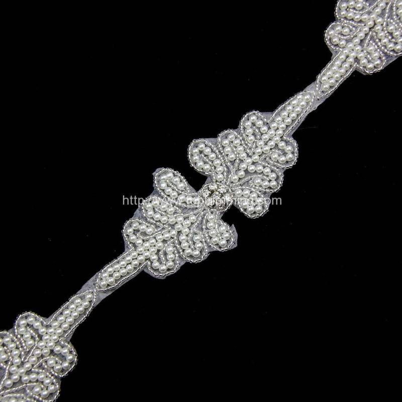 strass Kristall Borte, Hochzeit Accessoires, Braut Schärpe von toptrimming