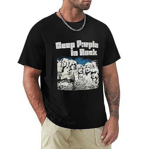 Deep Purple T-Shirt in Rock Album 1970 Band Retro Men Shirt Black 3XL von torr