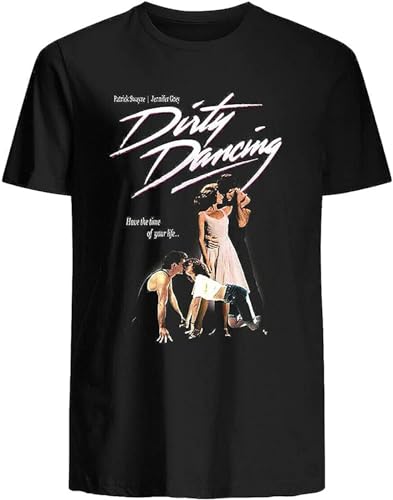 Dirty Dancing T Shirt Patrick Swayze Jennifer Grey Have The Time of Your Life Black Black M von torr