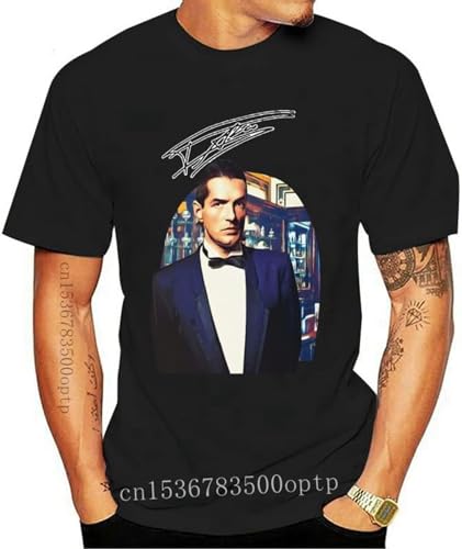 Falco at The Cafe T Shirt Graphic Design Photo Manipulation Collage Cafe Demel Vienna Austria Man Evening Attire Bar Autograph L von torr