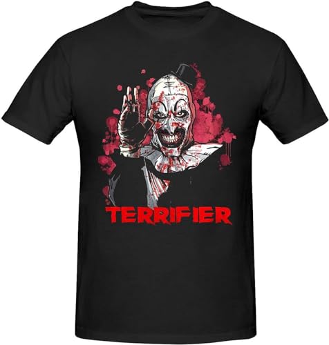 Terrifier Horror Movie T Shirt Cotton Custom Short Sleeve T Shirts 3XL von torr
