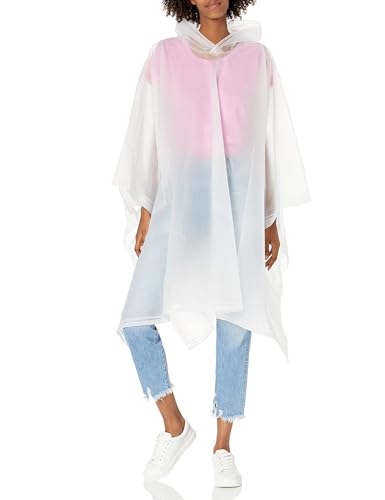 totes Damen Regenponcho Gürtel, farblos, Einheitsgröße von totes