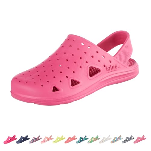 totes Kids Everywear Splash and Play Clog, Azalee - Riemen, 7-8 Little Kid von totes