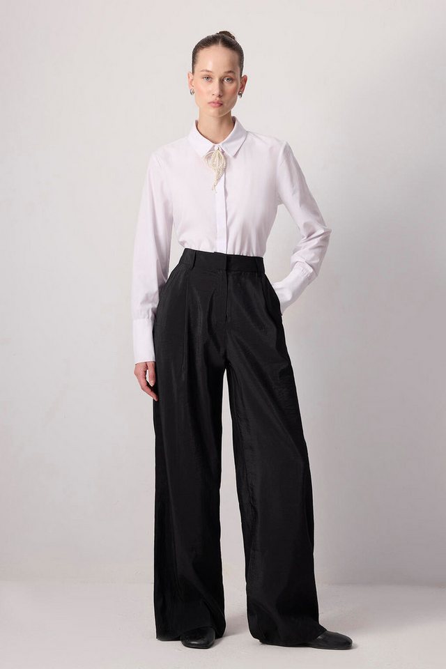 touche prive 5-Pocket-Jeans CUPRA-HOSE MIT FALTENDETAILS von touche prive