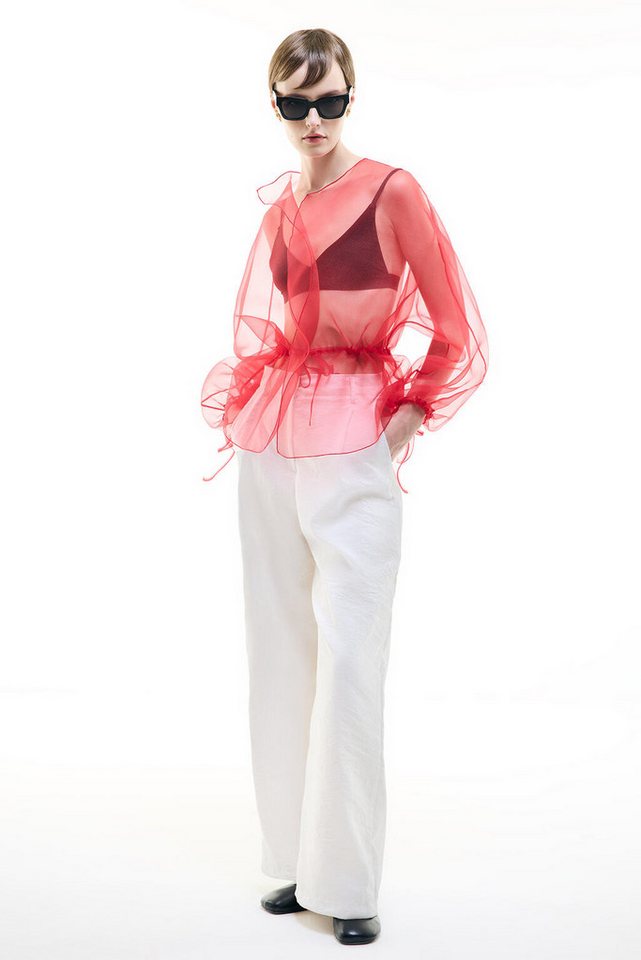 touche prive 5-Pocket-Jeans CUPRA-HOSE MIT FALTENDETAILS von touche prive