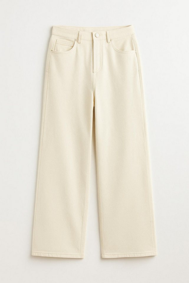 touche prive 5-Pocket-Jeans Gabardine-Hose mit weitem Bein von touche prive