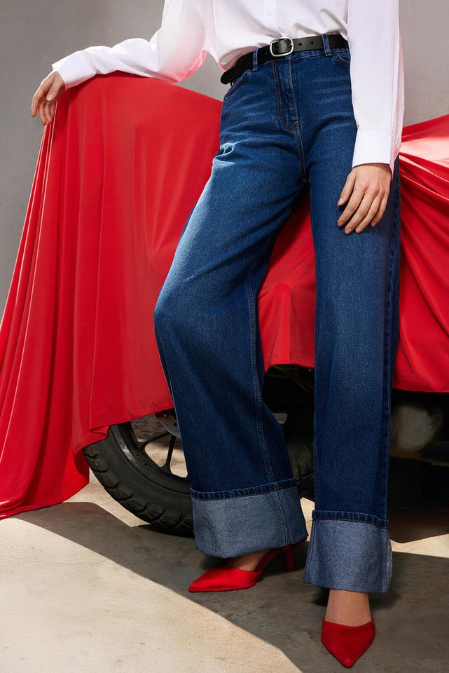 touche prive 5-Pocket-Jeans JEANS MIT WEITEM BEIN von touche prive