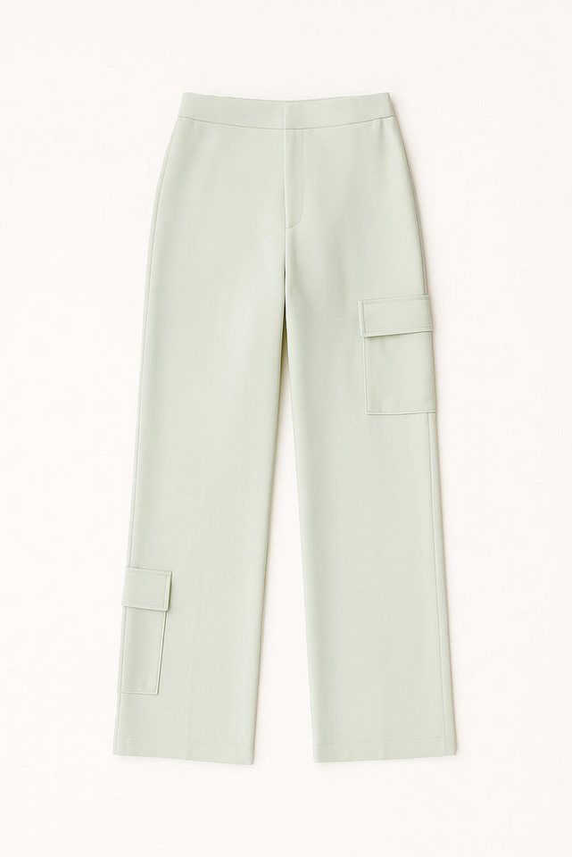 touche prive 5-Pocket-Jeans Satinhose mit weitem Bein von touche prive
