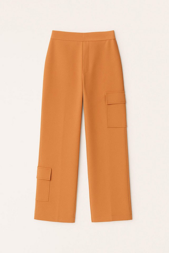 touche prive 5-Pocket-Jeans Satinhose mit weitem Bein von touche prive