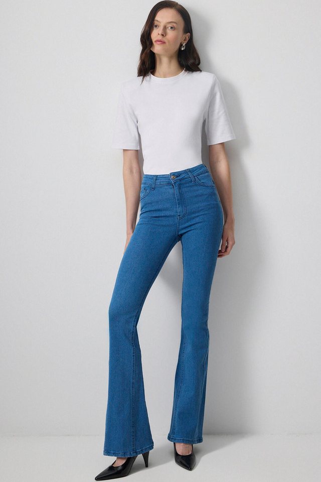 touche prive Chinohose ULTRA LYCRA SPANISCHE BAUMWOLL DENIM HOSE von touche prive