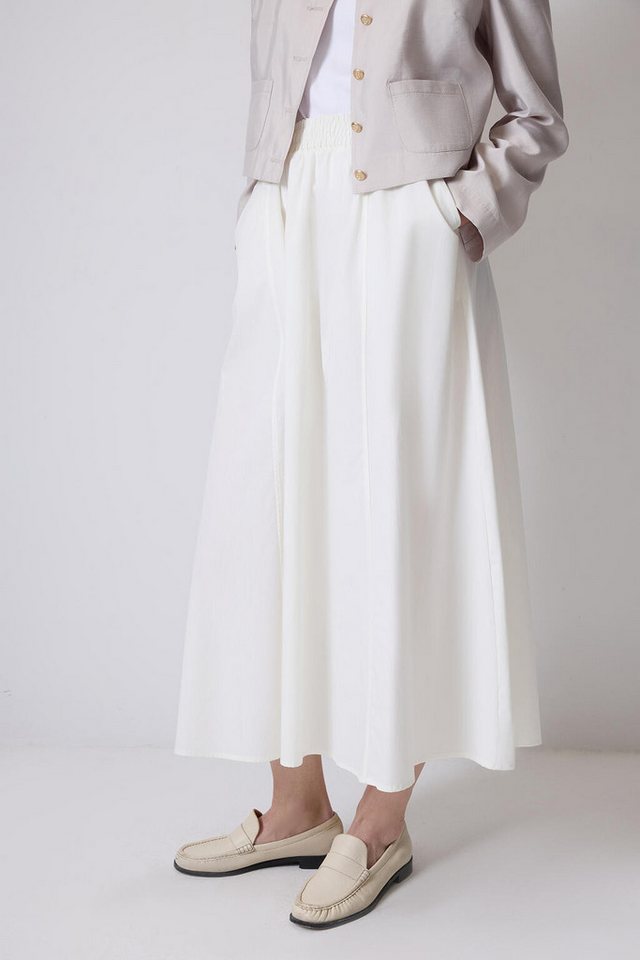 touche prive Faltenrock GEWEBTER ROCK MIT ELASTISCHER TAILLE von touche prive
