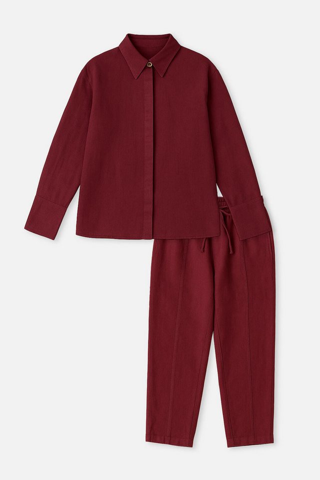 touche prive Fleeceweste 100 % Leinenhemd-Hosen-Set touche prive Fleeceweste 100 % Leinenhemd-Hosen-Set von touche prive