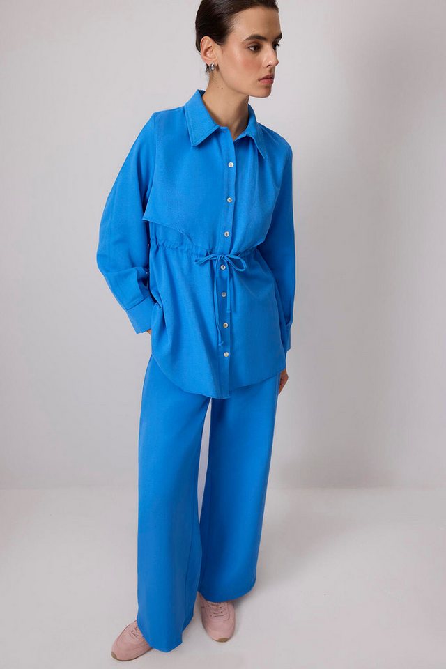 touche prive Fleeceweste Hemd- und Hosenset aus Leinen mit Struktur von touche prive