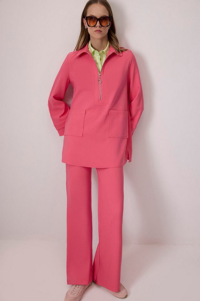 touche prive Fleeceweste TUNIKA-HOSE-SET MIT REISSVERSCHLUSS von touche prive