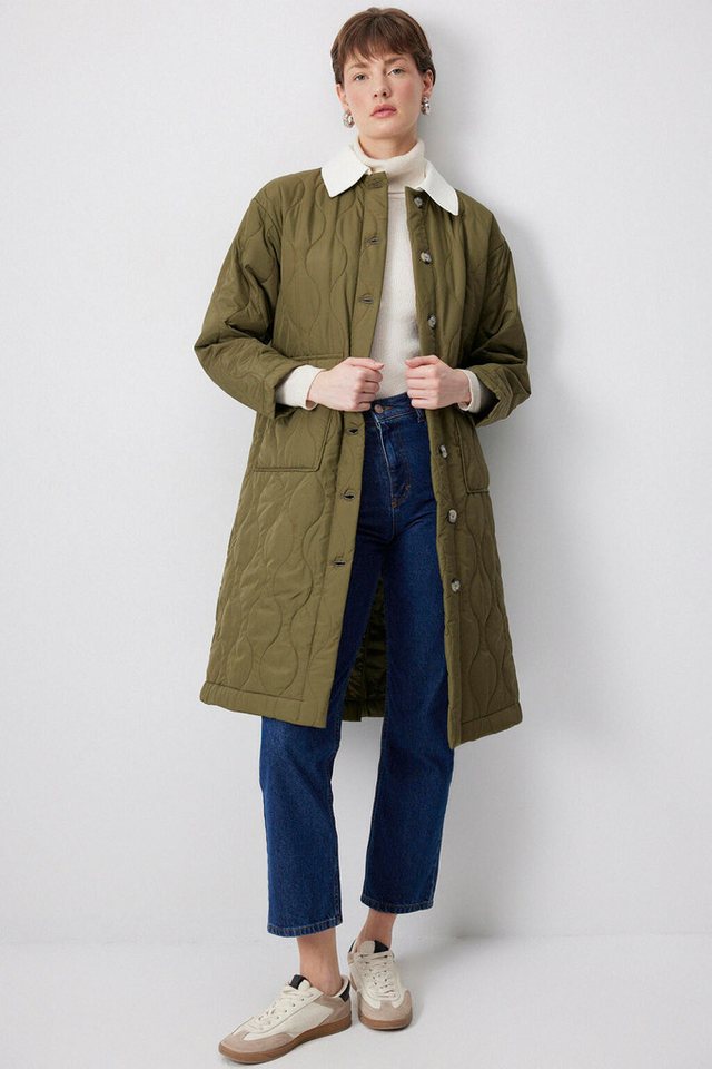 touche prive Funktionsmantel LANGE STEPPJACKE von touche prive