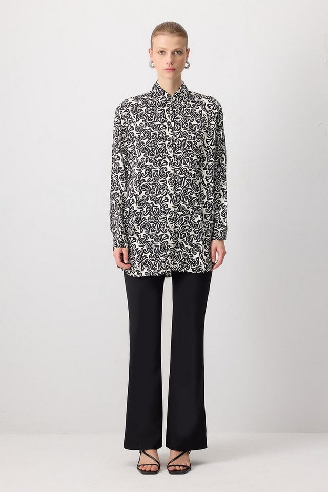touche prive Hemdbluse GEMUSTERTES OVERSIZE-HEMD von touche prive