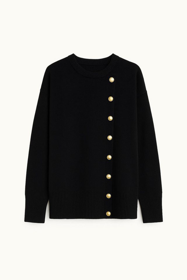 touche prive Kapuzenpullover PULLOVER MIT KNÖPFEN von touche prive