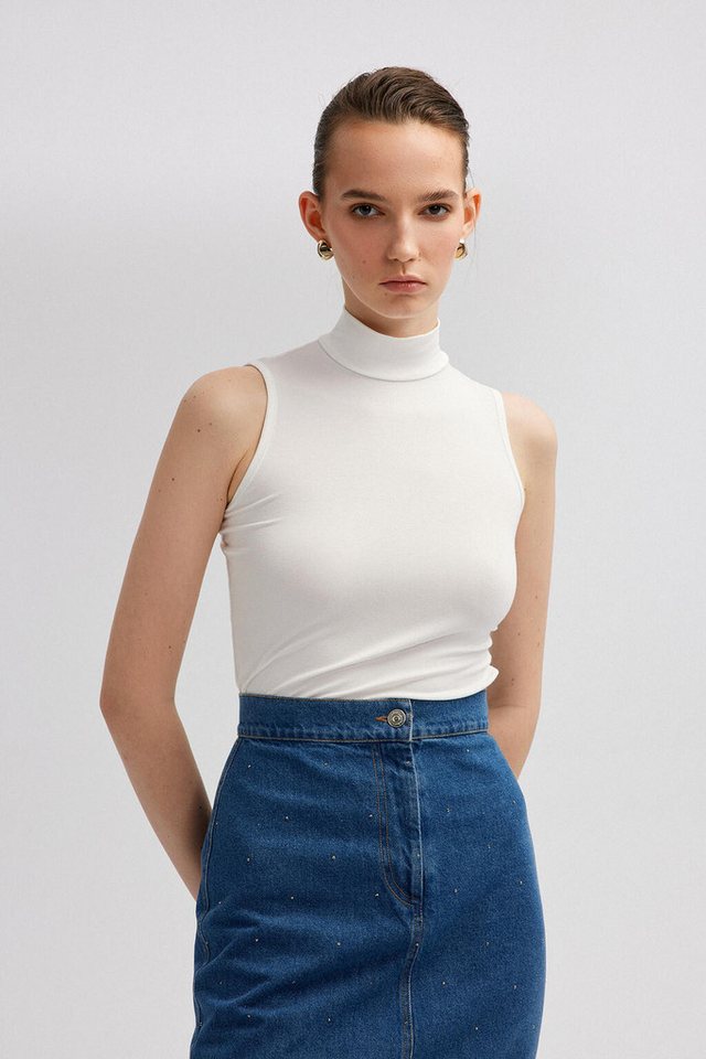 touche prive Kurzarmbody ÄRMELLOSE UNTERWÄSCHE-TUNIKA ZUM TURTLENKEN von touche prive