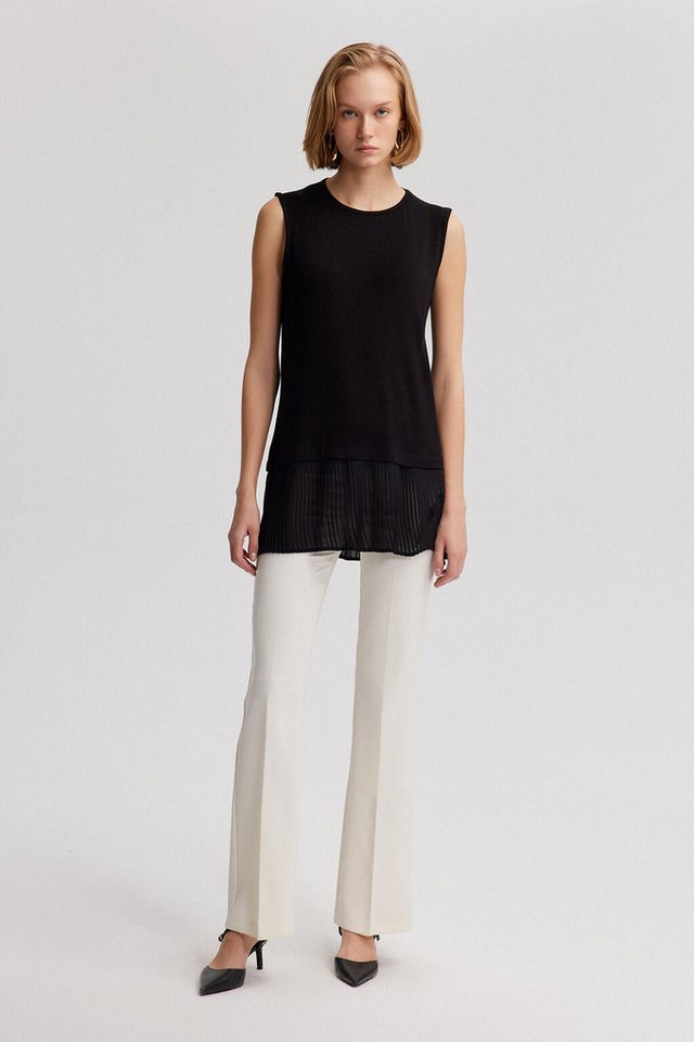 touche prive Kurzarmbody ÄRMELLOSES UNTERHEMD MIT FALTEN von touche prive