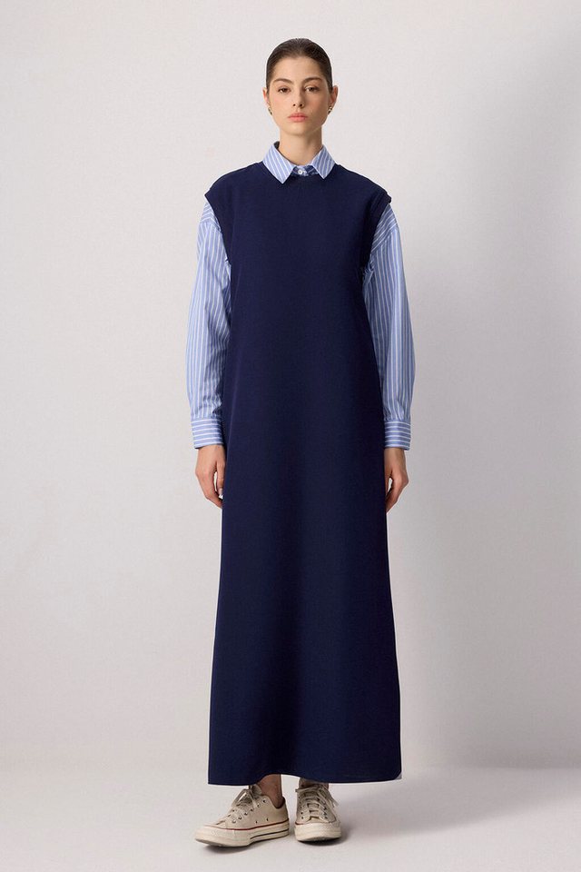 touche prive Maxikleid CRÊPE MIT RUNDHALSAUSSCHNITT von touche prive