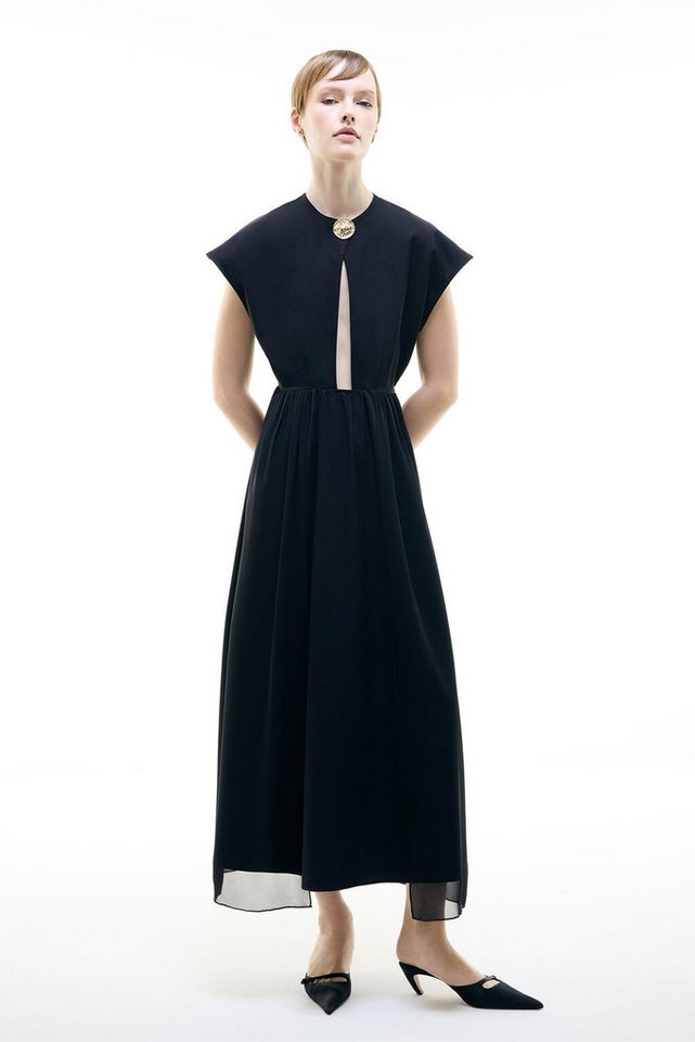 touche prive Maxikleid CUPRA-KLEID MIT T-ÄRMELN von touche prive