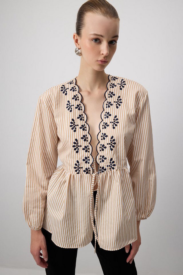 touche prive Maxikleid KIMONO MIT STICKEREI touche prive Maxikleid KIMONO MIT STICKEREI von touche prive