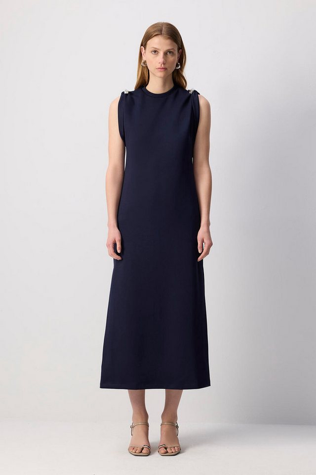 touche prive Maxikleid KLEID MIT DETAILIERTEN METALLACCESSOIRES von touche prive