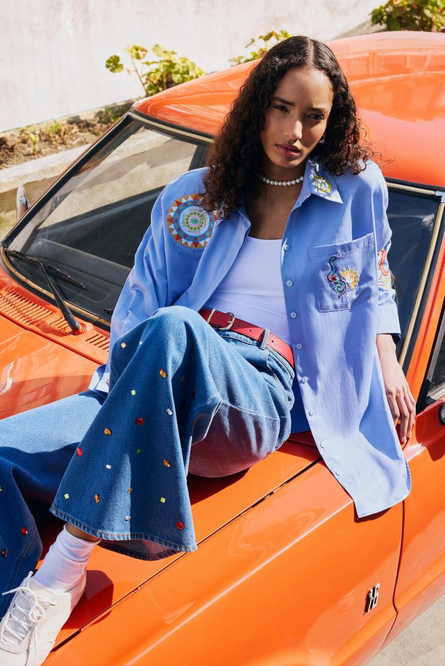 touche prive Rugbyshirt HEMD MIT STICKEREI von touche prive