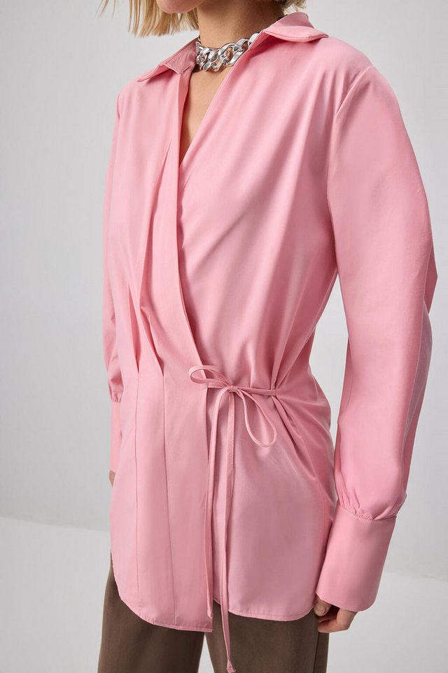 touche prive Rugbyshirt Popeline-Tunika mit seitlichen Bändern von touche prive