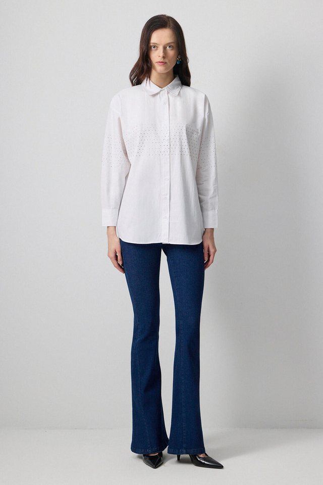 touche prive Rugbyshirt Stoned Oversize-Shirt von touche prive