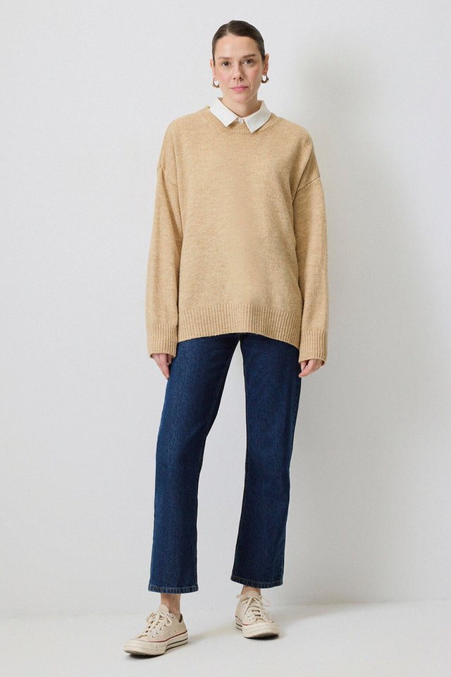 touche prive Sweatshirt EINFARBIGER OVERSIZE-PULLOVER von touche prive