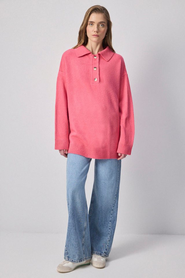 touche prive Sweatshirt STRICKPULLOVER MIT HEMDKRAGEN touche prive Sweatshirt STRICKPULLOVER MIT HEMDKRAGEN von touche prive