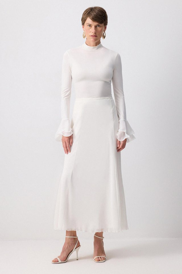 touche prive Zipfelrock CHIFFONROCK MIT ELASTISCHER TAILLE von touche prive