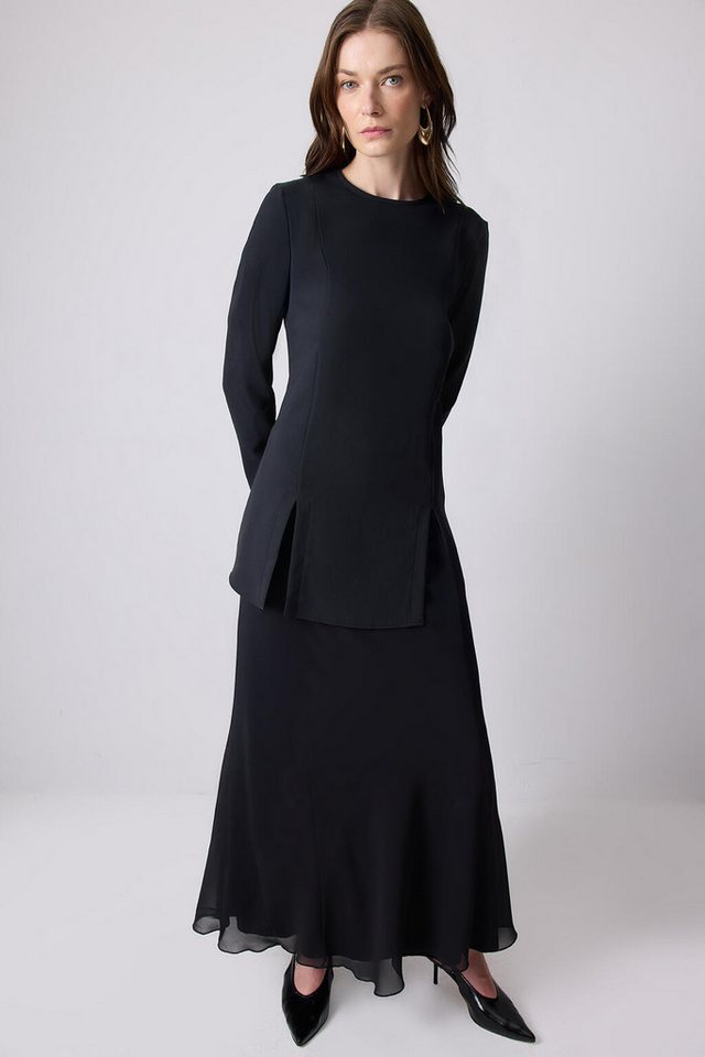 touche prive Zipfelrock CHIFFONROCK MIT ELASTISCHER TAILLE von touche prive