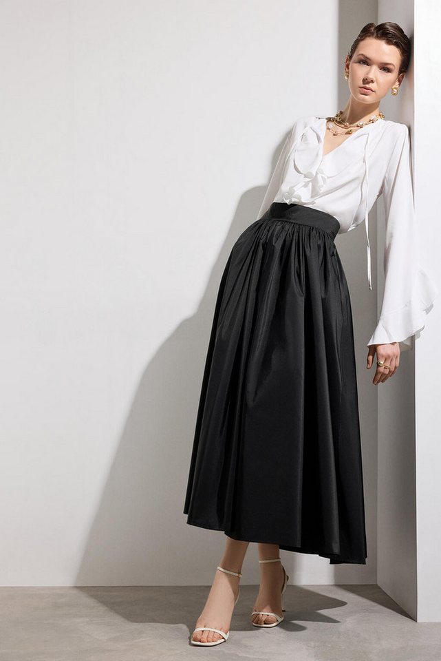 touche prive Zipfelrock Taftrock mit plissierter Taille von touche prive