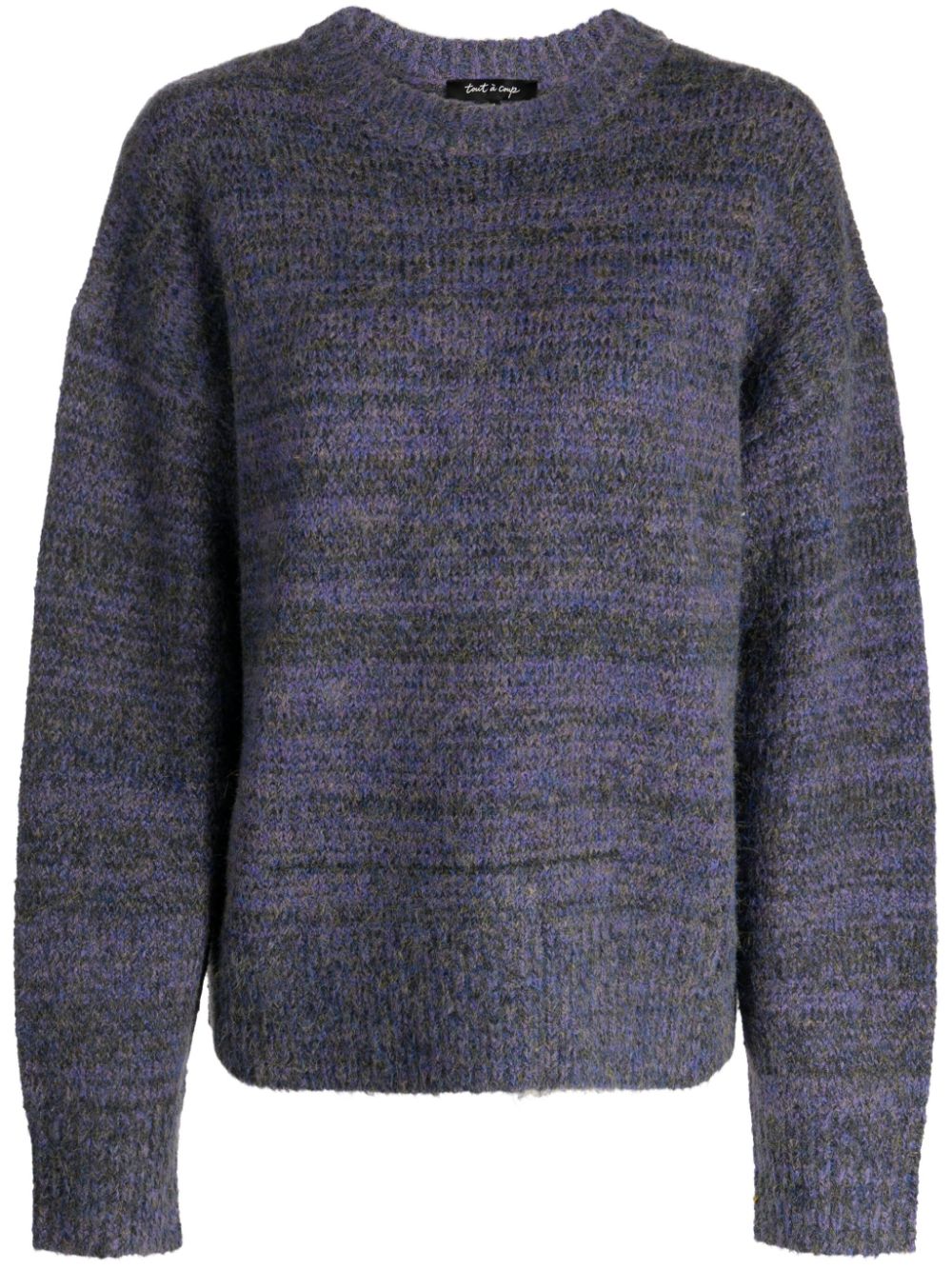 tout a coup Gestreifter Pullover - Violett von tout a coup