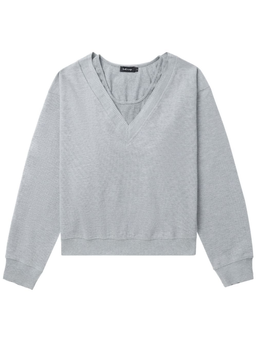 tout a coup Pullover mit überschnittenen Schultern - Grau von tout a coup