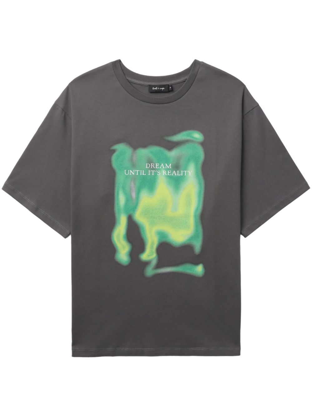 tout a coup T-Shirt mit grafischem Print - Grau von tout a coup